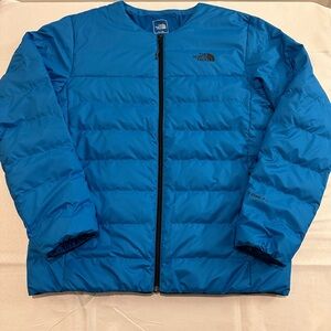 The North Face blue T-Ball puffer jacket
Size:L